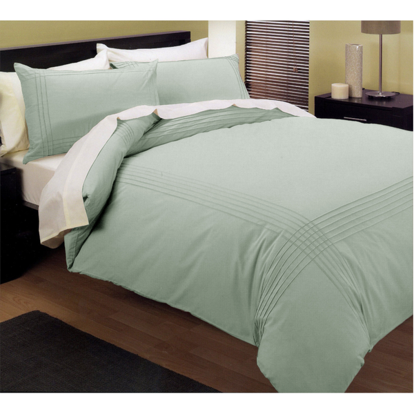 Kingtex Pintuck Quilt Cover Set Melon Queen Quilt Covers