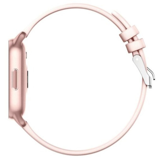 Kw17 1.3 Inch Bluetooth Smart Sports Watch Care Fitness Tracker Replaceable Strap Pink Smart Watches