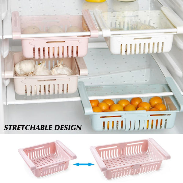 Moveable Refrigerator Shelf Extra Fridge Storage Racks & Holders