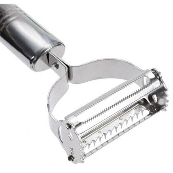 Kitchen Cooking Tools Multifunction Stainless Steel Fruit Vegetable Peeler Silver Peelers & Slicers