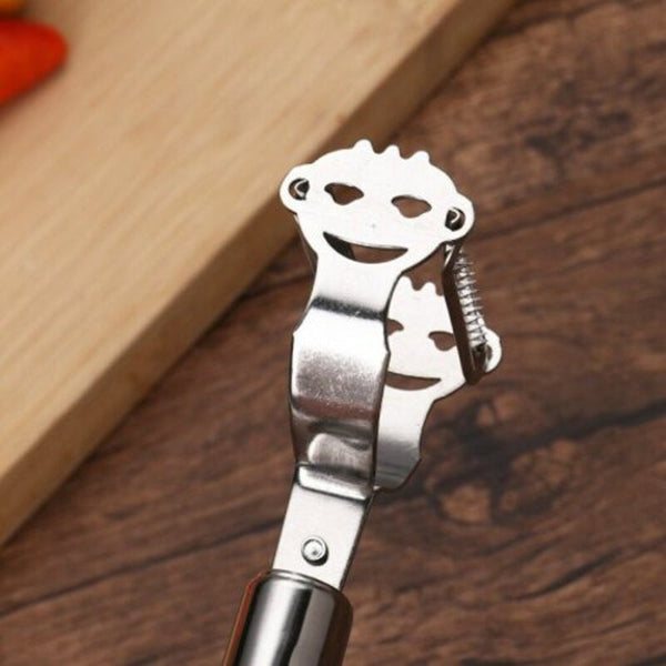 Kitchen Cooking Tools Multifunction Stainless Steel Fruit Vegetable Peeler Silver Peelers & Slicers