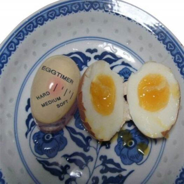 Kitchen Gadget Silicone Heat Sensitive Reusable Color Changing Boiled Egg Timer Multi Timers