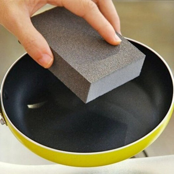 Kitchen Nano Emery Magic Wipe Sponge Rub Black 2.5Cm Thickness