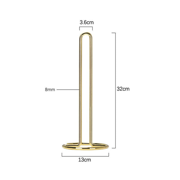 Kitchen Paper Towel Holder Roll Dispenser Stand For Countertop Dining Room Table Paper Towel Holders