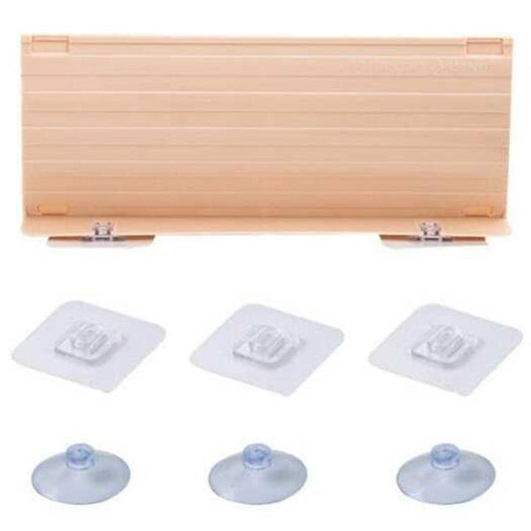 Kitchen Sink Vegetables Dishes Washing Water Splash Guard Retractable Universal Splashproof Baffle Deep Peach Kitchen Bench Mats