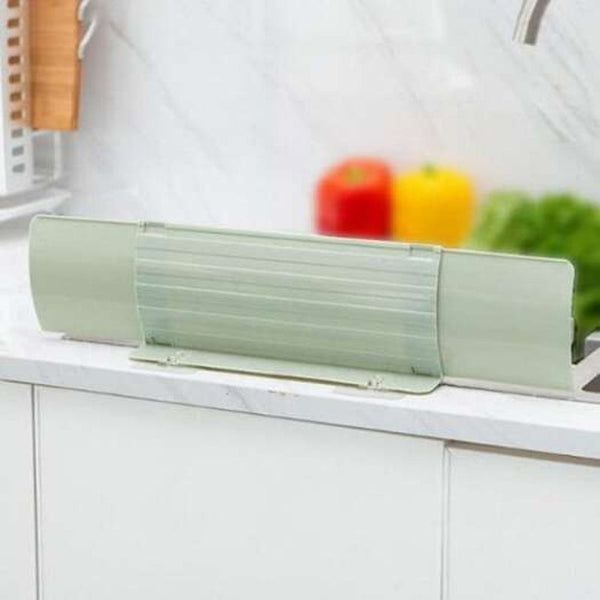 Kitchen Sink Vegetables Dishes Washing Water Splash Guard Retractable Universal Splashproof Baffle Deep Peach