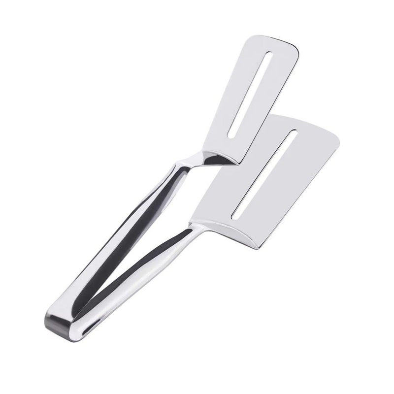 Stainless Steel Frying Clamp Pizza Steak Spatula Clip Kitchen Tools Cooking Utensils