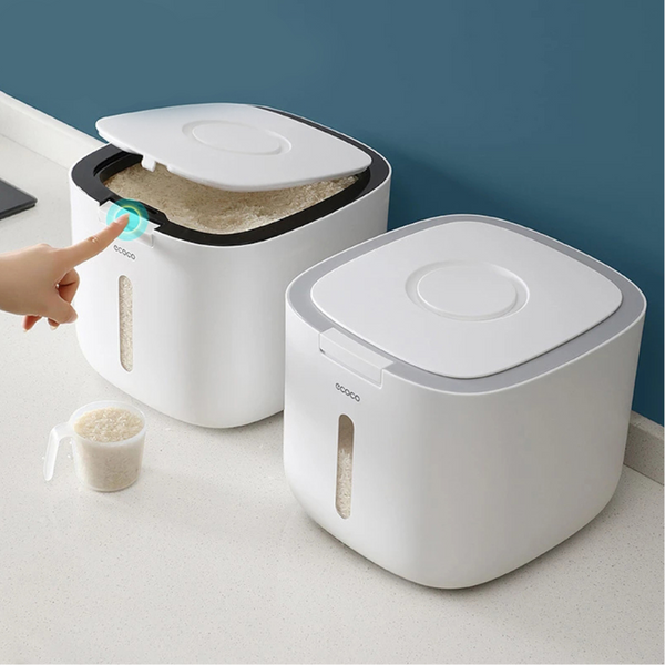 Kitchen Collection Nano Bucket Moisture Proof Rice Cylinder Food Storage Seal Grain Household Box Container