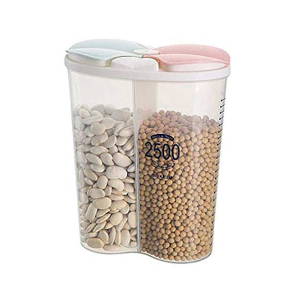 Kitchen Plastic Compartment Food Storage Containers
