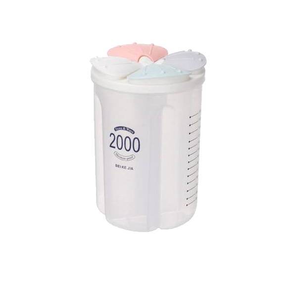 Kitchen Plastic Compartment Food Storage Containers