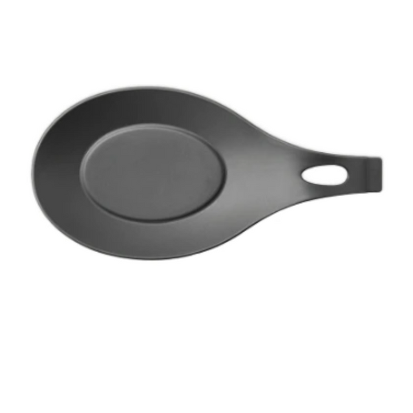 Kitchen Silicone Spoon Rest Almond Shaped Holder Cooking Utensils
