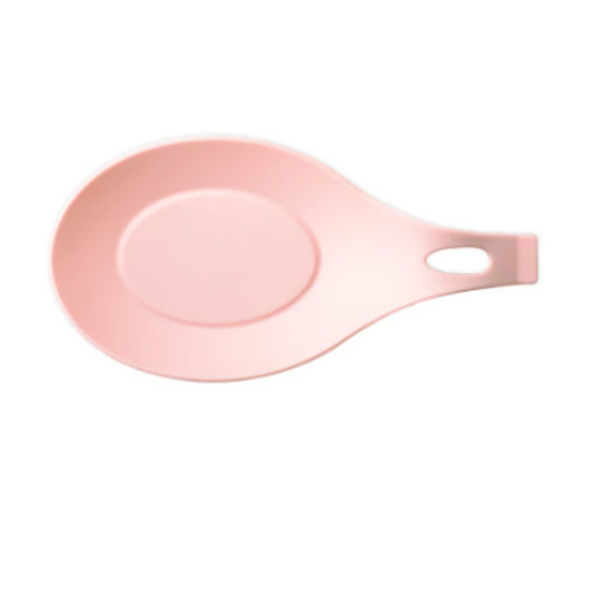 Kitchen Silicone Spoon Rest Almond Shaped Holder Cooking Utensils