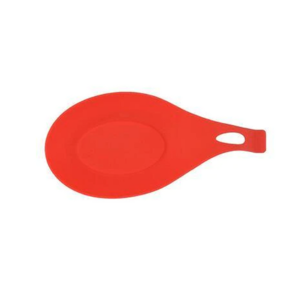 Kitchen Silicone Spoon Rest Almond Shaped Holder Cooking Utensils
