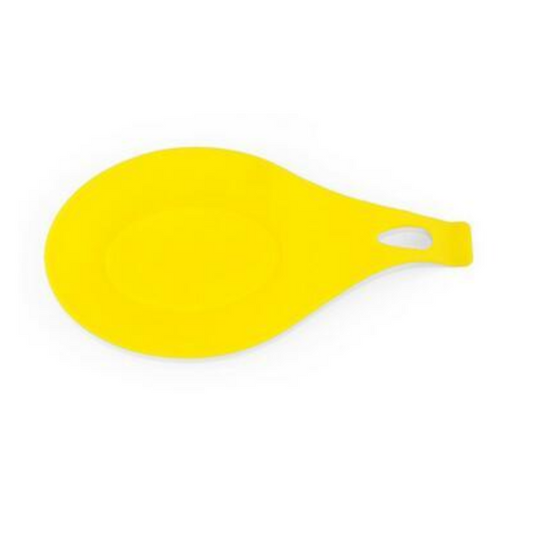 Kitchen Silicone Spoon Rest Almond Shaped Holder Cooking Utensils