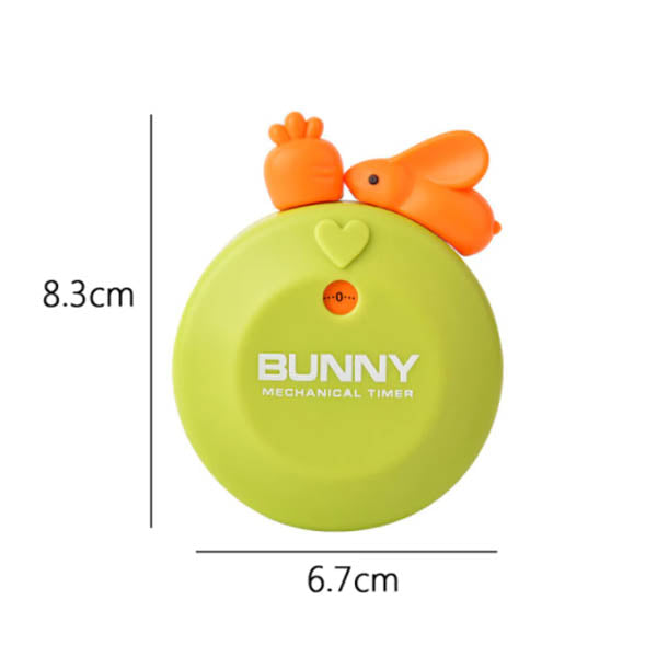 Kitchen Creative Gadget 60 Minute Cartoon Animal Mini Cooking Cute Rabbit Mechanical Alarm Timers