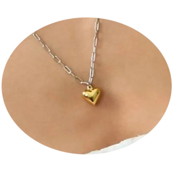 Stainless Steel Heart Pendant Necklace Necklaces & Pendants
