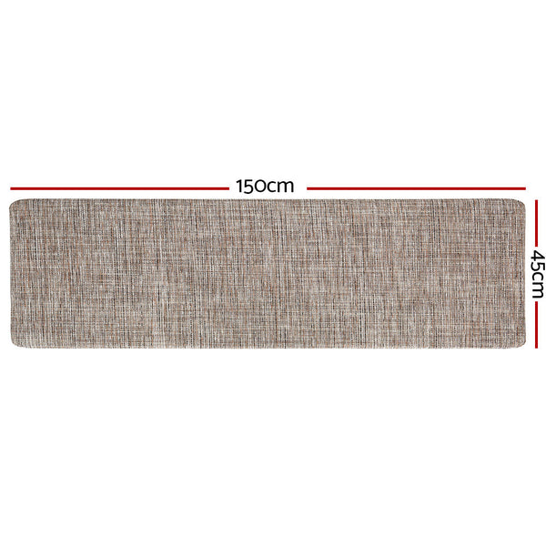 Artiss Kitchen Mat 45X150cm Textilene Floor Rug Carpet Non Slip Door Mats & Floor Mats
