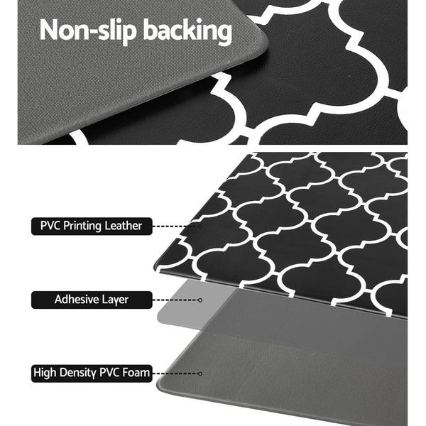 Door Mats & Floor Mats Artiss Kitchen Mat 45X120cm Pvc Floor Rug Carpet Non Slip Gina