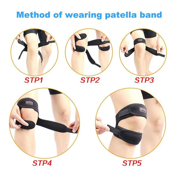 Knee Support Brace Running Leg Guard Patella Outdoor Sport Pads Orthotics Braces & Sleeves
