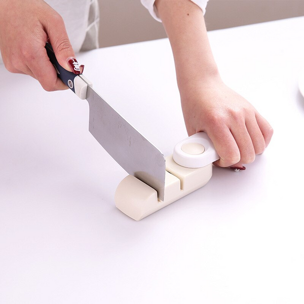 Knife Grinder Kitchen Tools Household Rapid Grinding Rod Grey