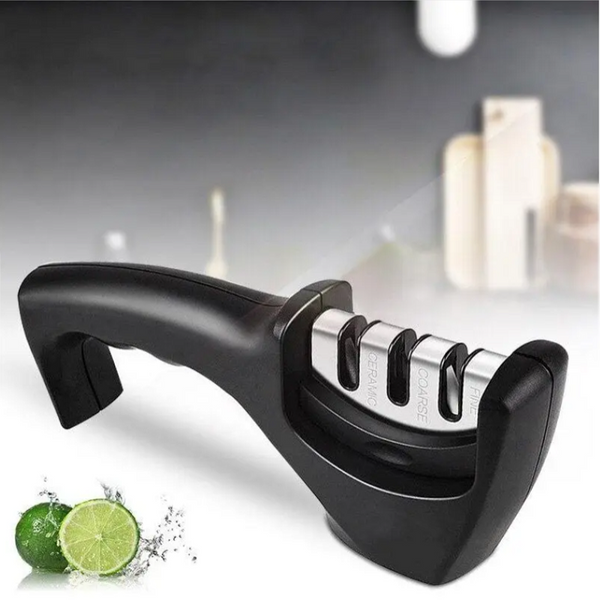 Knife Sharpener 3 Stage Professional Kitchen Supplies Sharpening Stone Grinder Knives Whetstone Tungsten Diamond Ceramic Sharper Sharpeners
