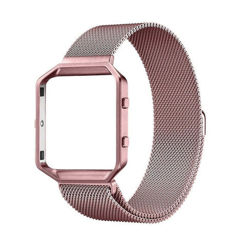 Magnetic Loop Stainless Steel Strap Rose Gold