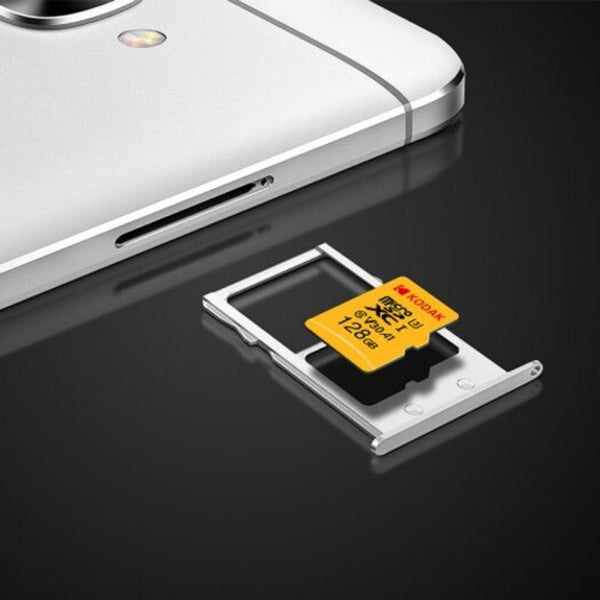 High Speed U3 A1 V30 Micro Sd Card Tf Yellow 128Gb Memory Cards
