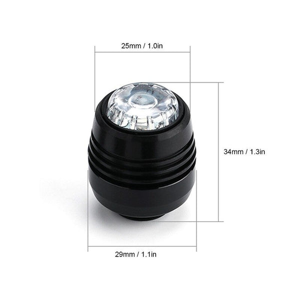 4Pcs Skateboard Led Lights Black Other Skateboarding