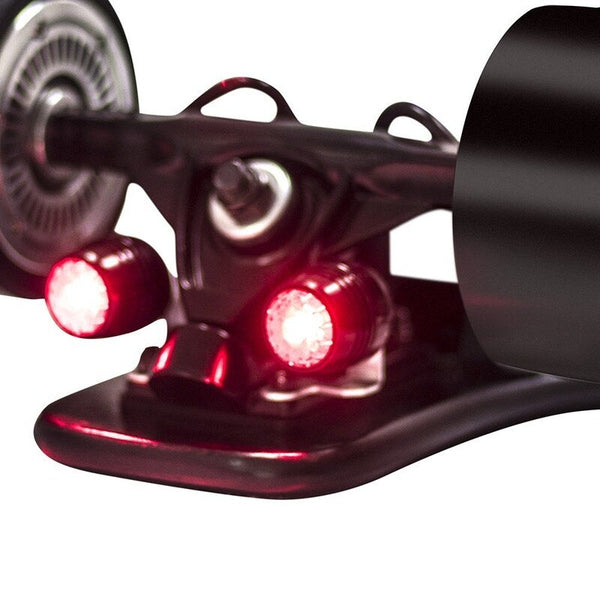 4Pcs Skateboard Led Lights Black Other Skateboarding
