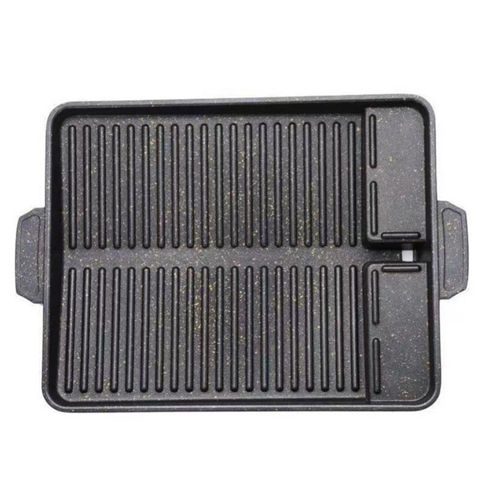 Korean Stove Top Bbq Grill Plate Pan Barbecue Tray For Samgyupsal Galbi Other Cookware