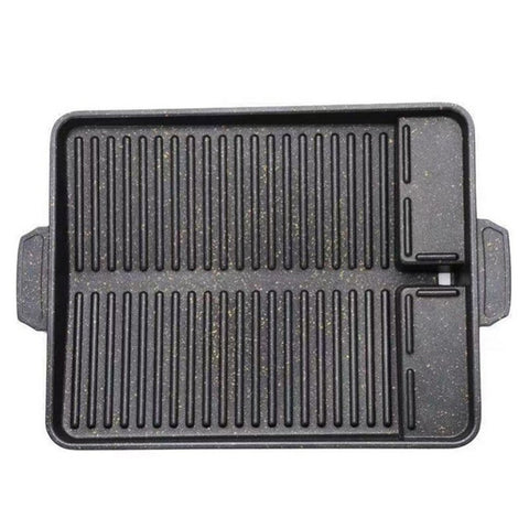 Korean Stove Top Bbq Grill Plate Pan Barbecue Tray For Samgyupsal Galbi Other Cookware