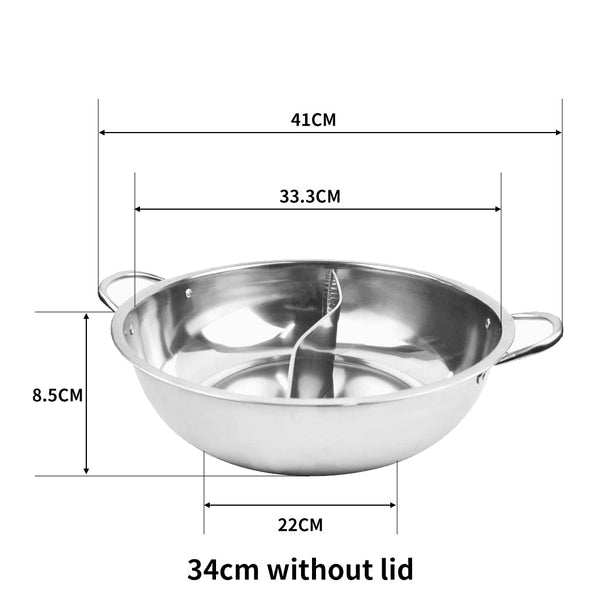 Toque 34Cm Stainless Steel Twin Mandarin Casserole Pans