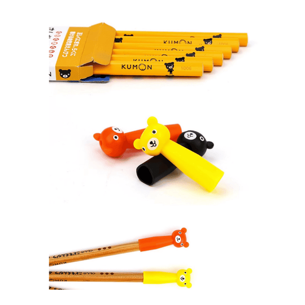 Kumon Pen Cap Pencil Extension Grips 6 Pics Art Pencils & Charcoal