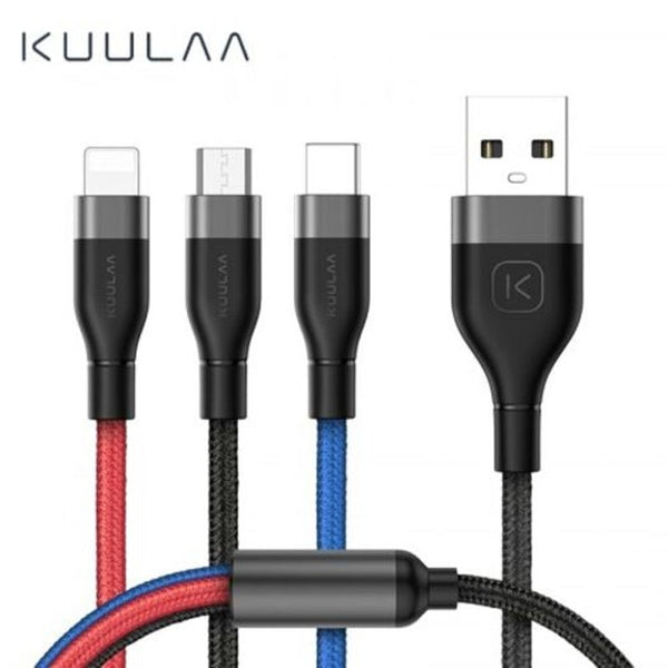 3 In 1 Usb Cable For Mobile Phone Micro Type Charger Multi 30Cm Cables & Adapters