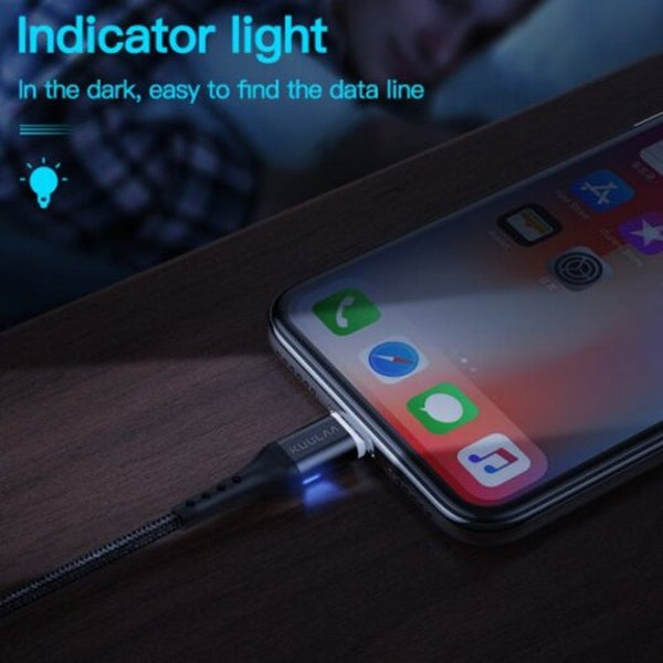 Magnetic Usb Cable Quick Charge Type Charger Micro Fast Charging Silver 1M Cables & Adapters