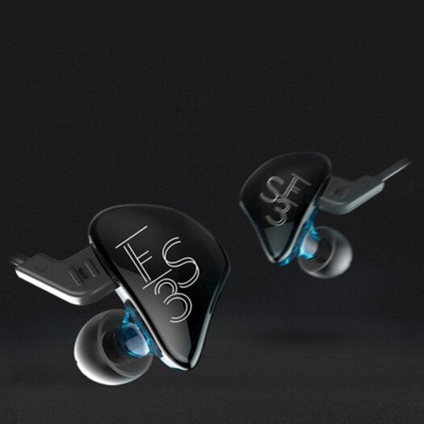 Es3 In Ear Detachable Hifi Earphones Black Purple Without Line Control Earbuds