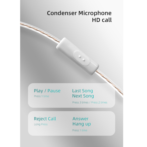 Edx Pro In Ear Hook Comfortable Earphones Wired Earphones