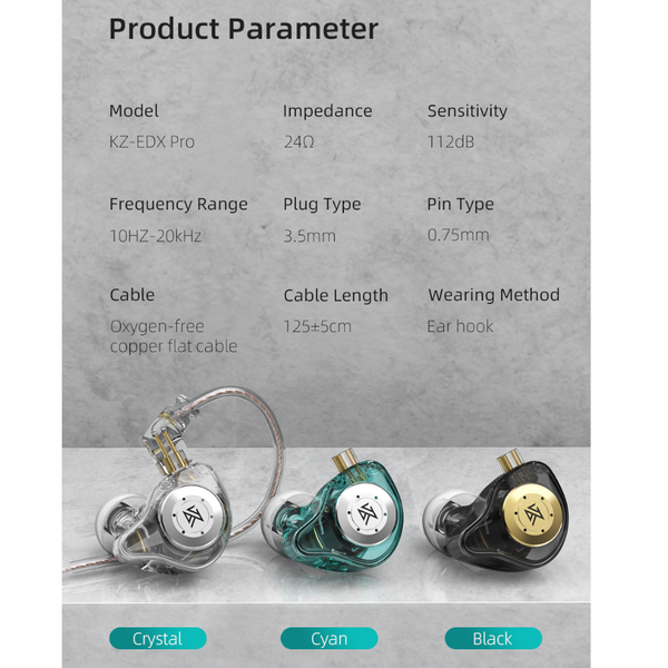 Edx Pro In Ear Hook Comfortable Earphones Wired Earphones