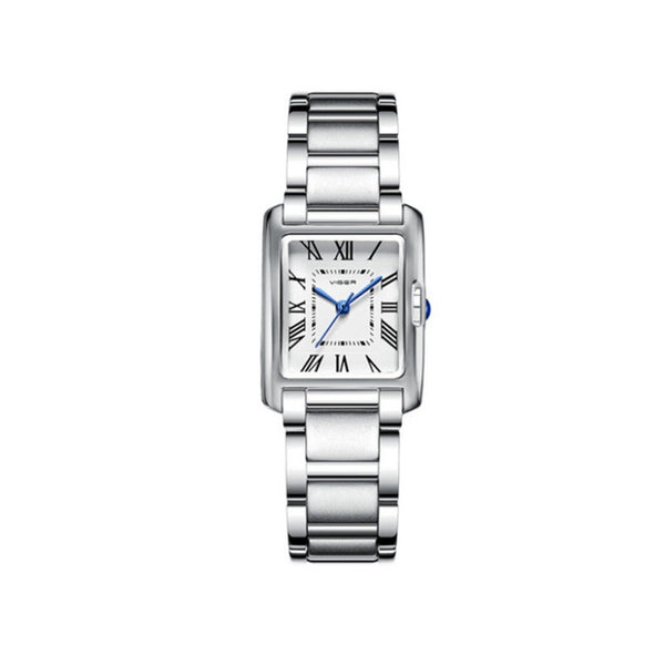 Veile Studios L1058 H Fashion Simple Watch Female Leisure Waterproof Quartz Trend Steel Band Square Watches