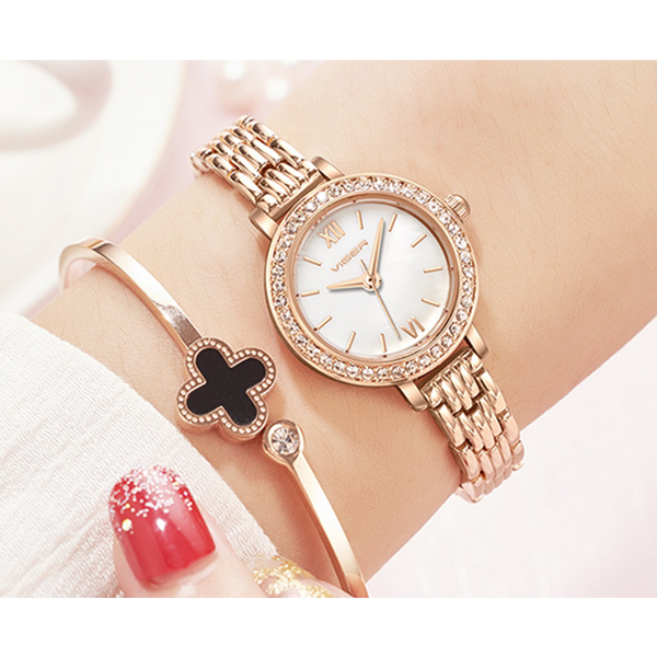 Veile Studios L1059 H Korean Version Of The Bracelet Watch Fashion Simple Quartz Waterproof Female Watches