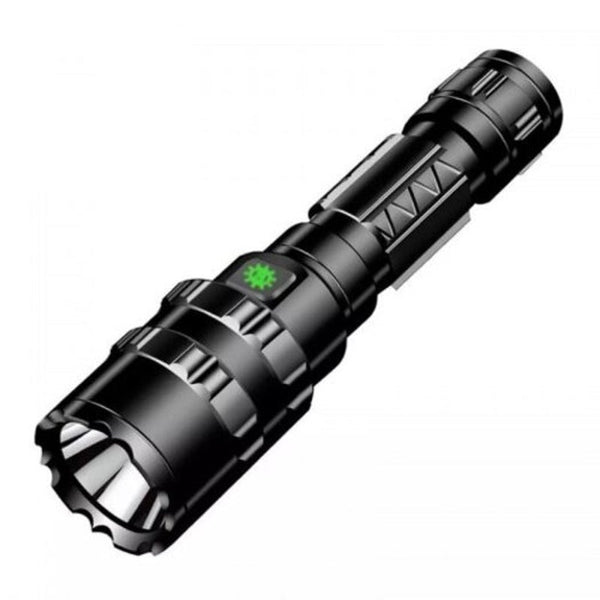 L2 5Modes 1600 Lumens Usb Rechargeable Camping Hunting Led Flashlight Black Flashlights