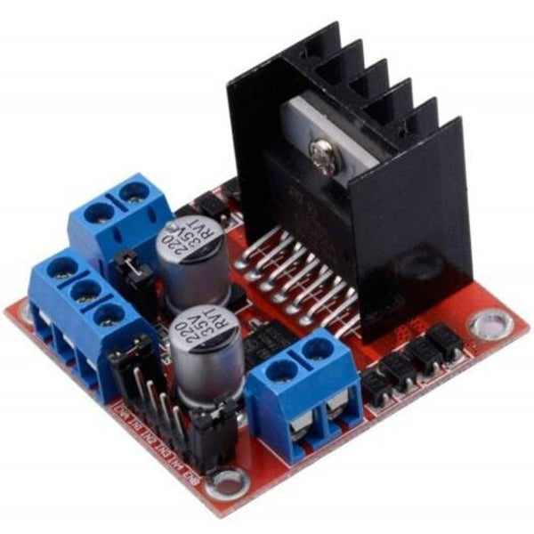 L298n Motor Drive Controller Board Module Dual H Bridge Dc Stepper For Arduino Red Stepper Controls & Drives