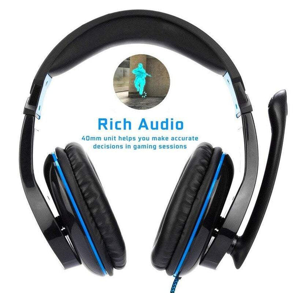 Gaming Headsets L5 3.5Mm Over Ear Headphones Stereo Music Earphone With Adjustable Microphone For Pc Laptop Smart Phone