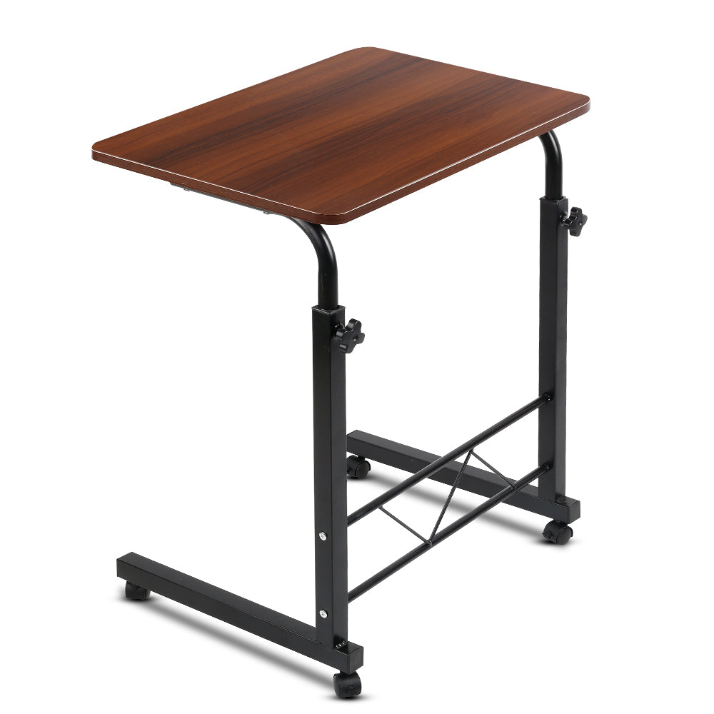 Artiss Laptop Table Desk Portable Dark Wood Laptop Desks