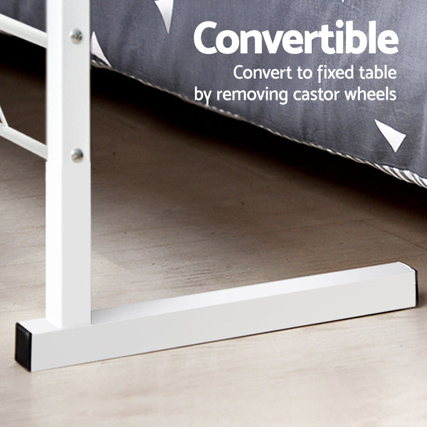 Artiss Laptop Table Desk Portable Light Wood Laptop Desks