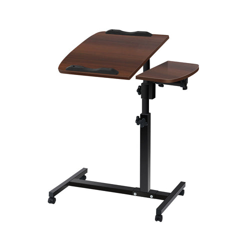 Artiss Laptop Table Desk Stand Walnut Standing Desks