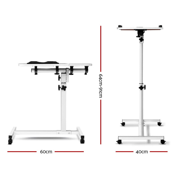 Artiss Laptop Table Desk Stand White Standing Desks