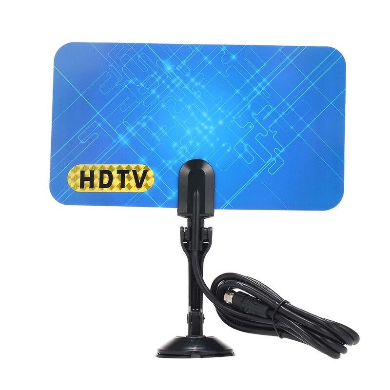 Lan 1030 Indoor Digital Tv Antenna Hdtv 470 860Mhz With Converter General Model Black Antennas