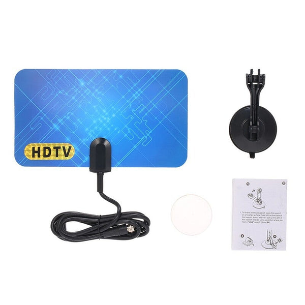 Lan 1030 Indoor Digital Tv Antenna Hdtv 470 860Mhz With Converter General Model Black Antennas