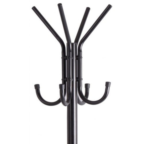 Hf Coa Xjc R 3 Tier Metal Coat Rack With Hook Black Coat & Hat Racks